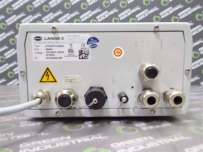 USED Hach 410/A/P1C00000 Orbisphere Panel Mount Oxygen EC Analyzer