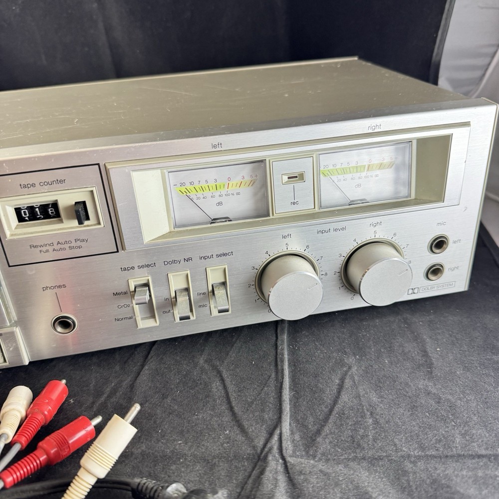 Vtg Technics RS-M205 Dolby Cassette Deck Tested Works Recording