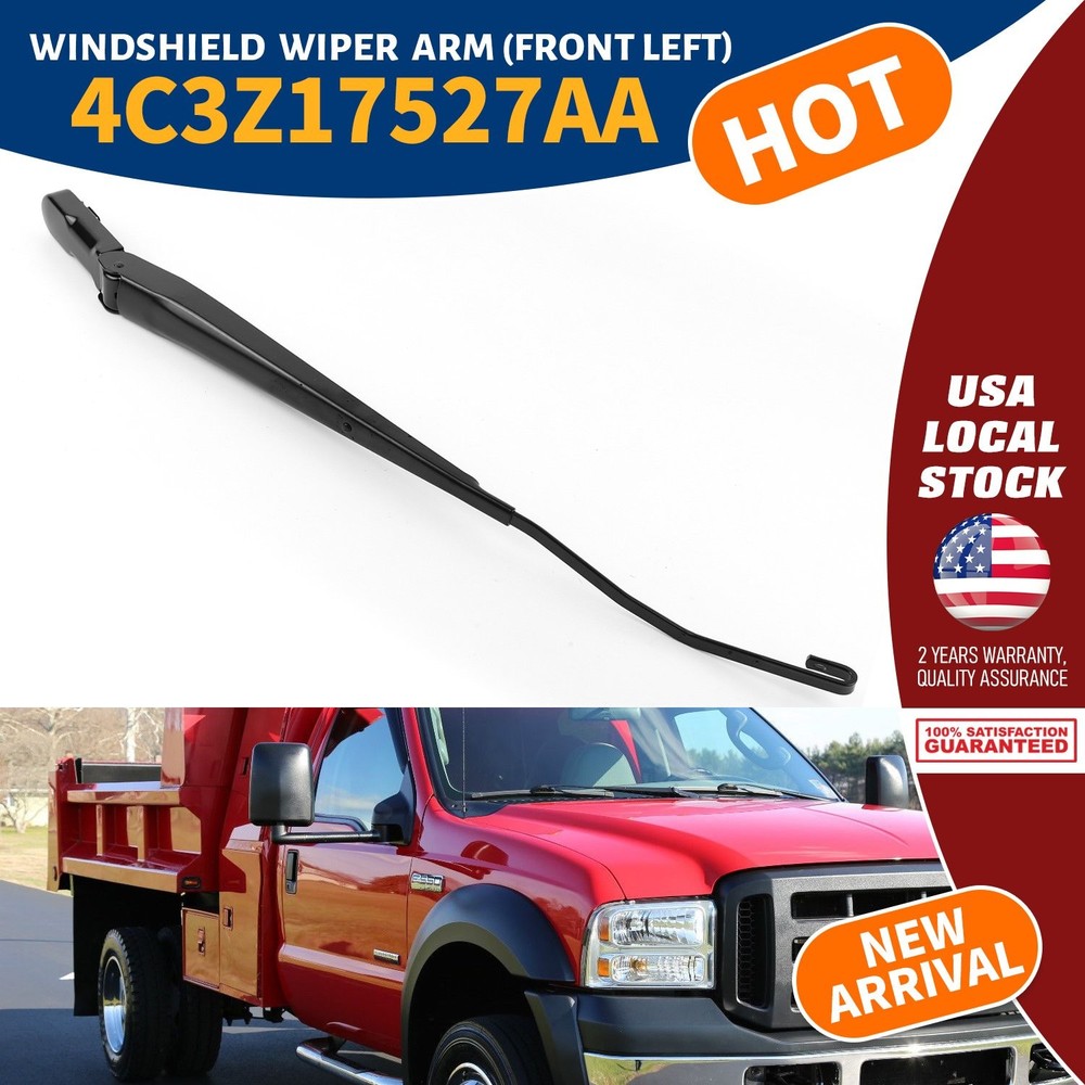 1PC new 4C3Z17527AA Front Windshield Left Wiper Arm For 2000-2005 Ford Excursion
