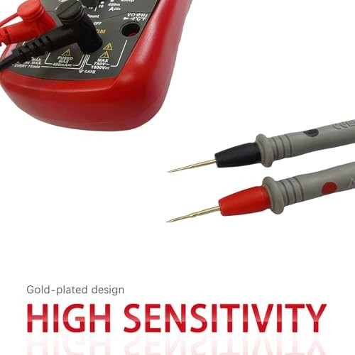 2PCS Digital Multimeter Test Leads Set with 2PCS 10A Alligator Clips