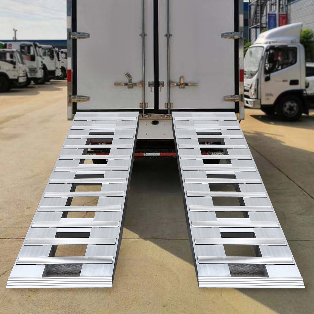 6800 lbs Aluminum Trailer Ramps – 2-Pack for Safe Vehicle Loading