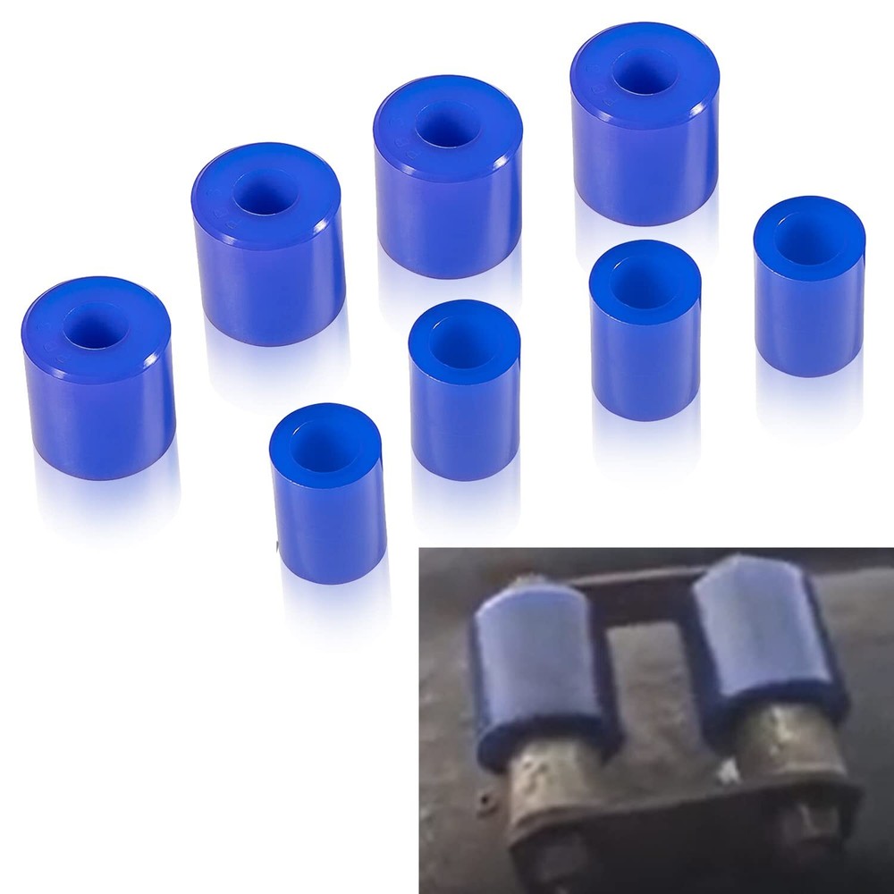 Hood Roller Bushing Kit + Engine Hood Hinge Pivot Bolt Bushing for Peterbilt 379