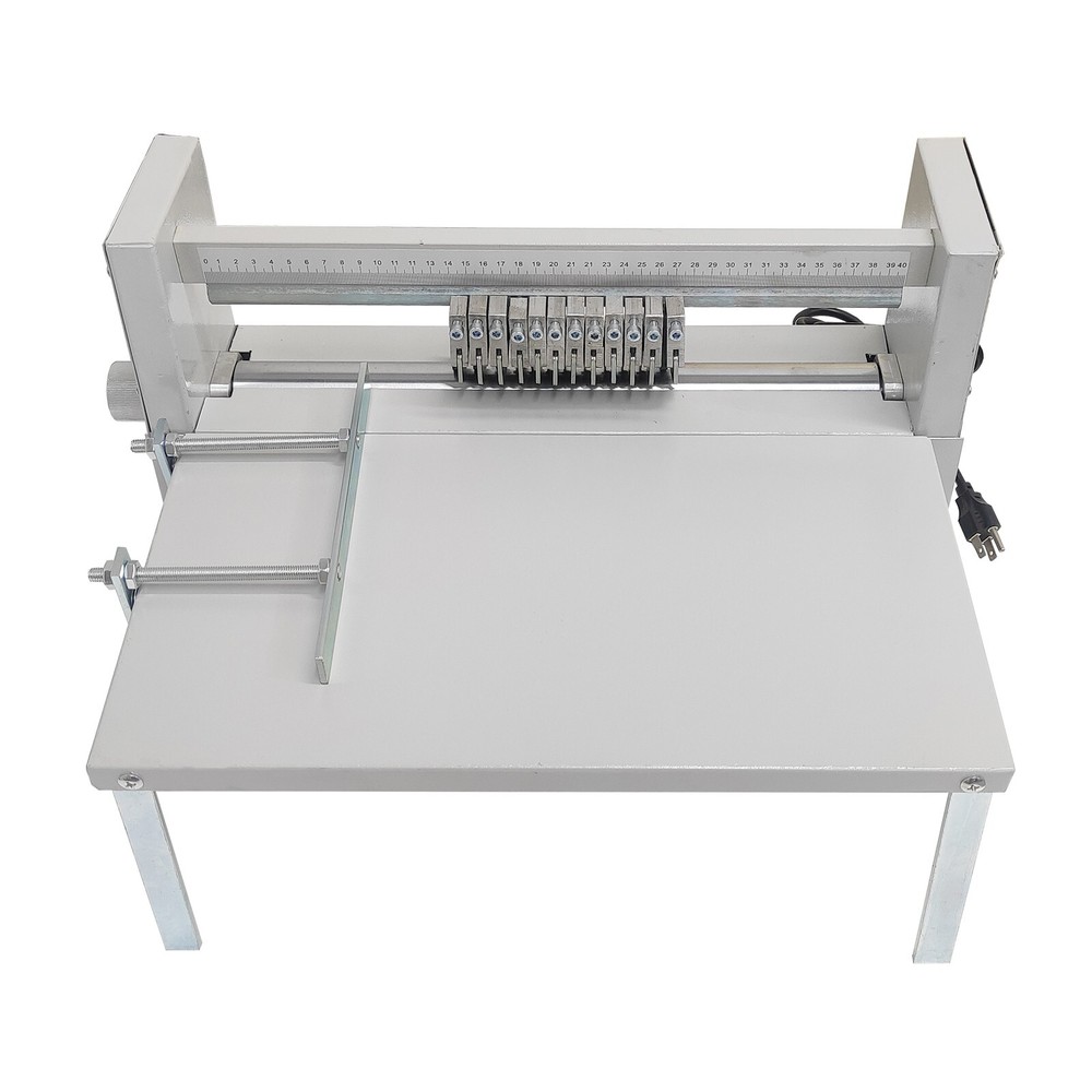Electric Adhesive Marking Machine Automatic 400mm Sticker Half Cutting Machine