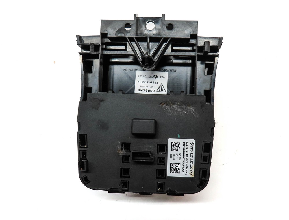 2011 PORSCHE CAYENNE HYBRID (958) TERRAIN TRACTION CONTROL SWITCH BUTTON PANEL