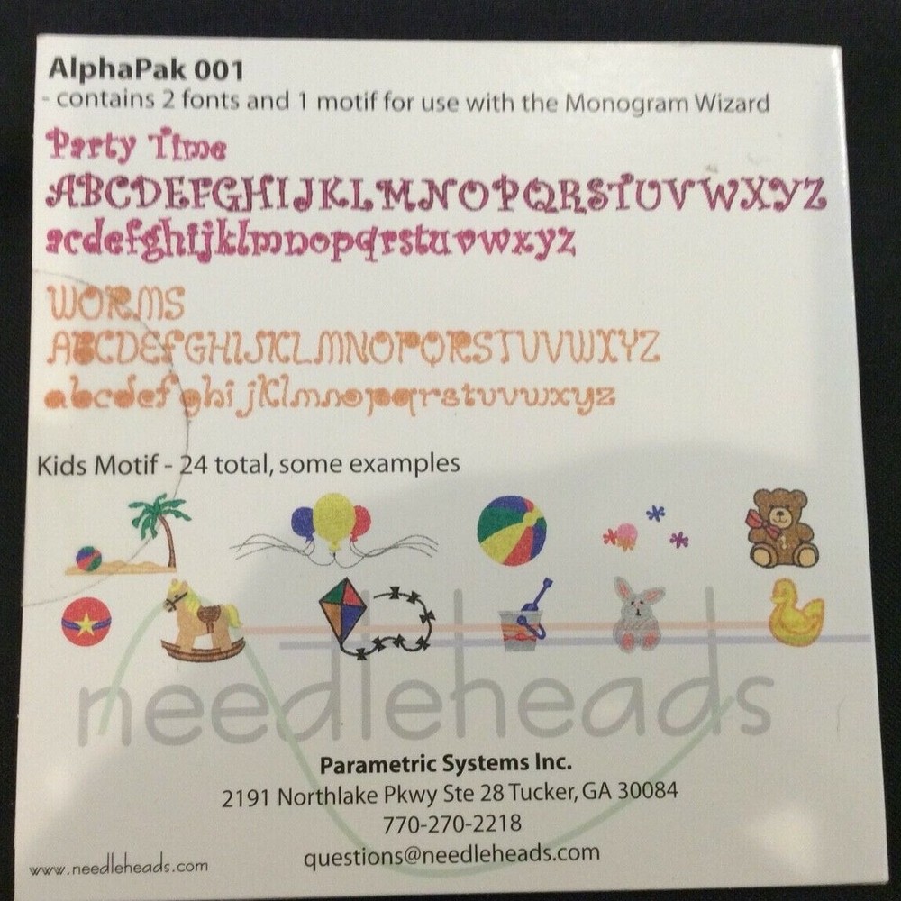 MONOGRAM WIZARD ALPHA PAK 001-- KIDS MOTIFS