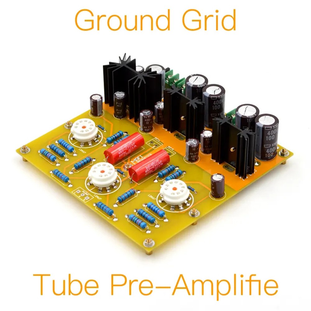 1pc Ground Grid-Tube Pre-Amplifie PCB Board