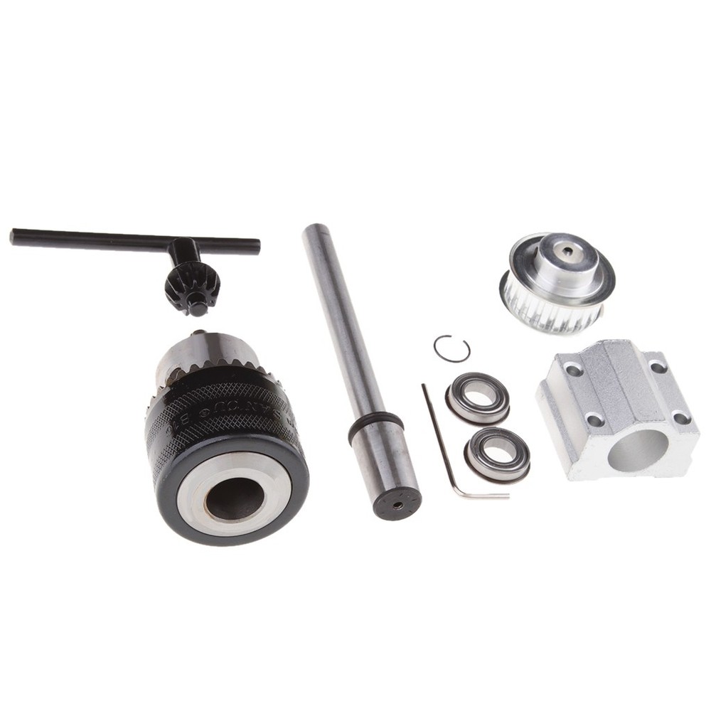 New Bench Drill Unpowered Spindle Assembly w/B16 Drill Chuck for DIY Table Drill