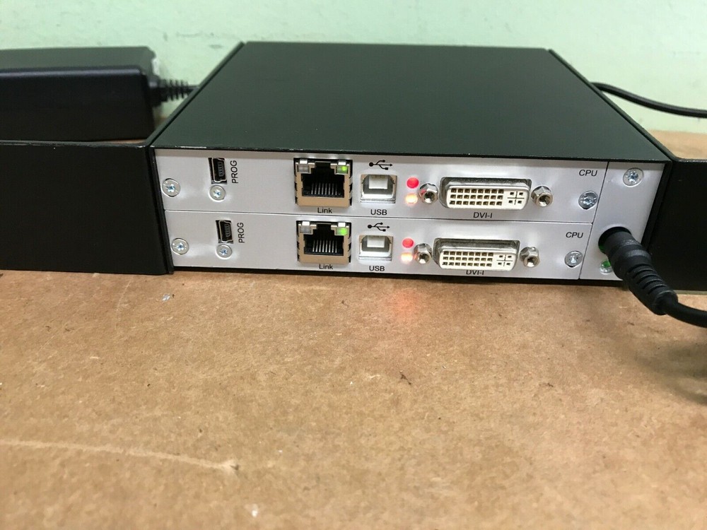 Black Box DKM FX Modular KVM Extender w/Two ACX1MT-VDHID-C Transmitter Modular