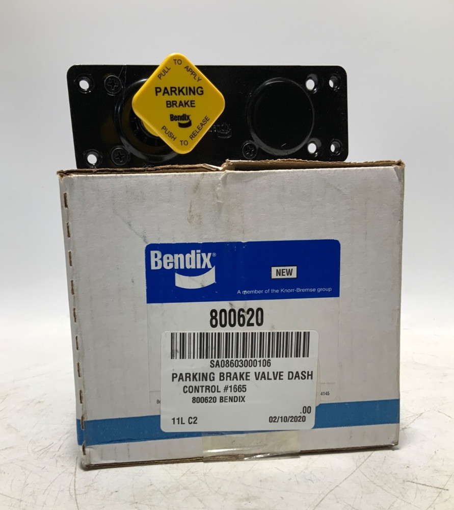 NEW BENDIX 800620 PARKING BRAKE VALVE DASH