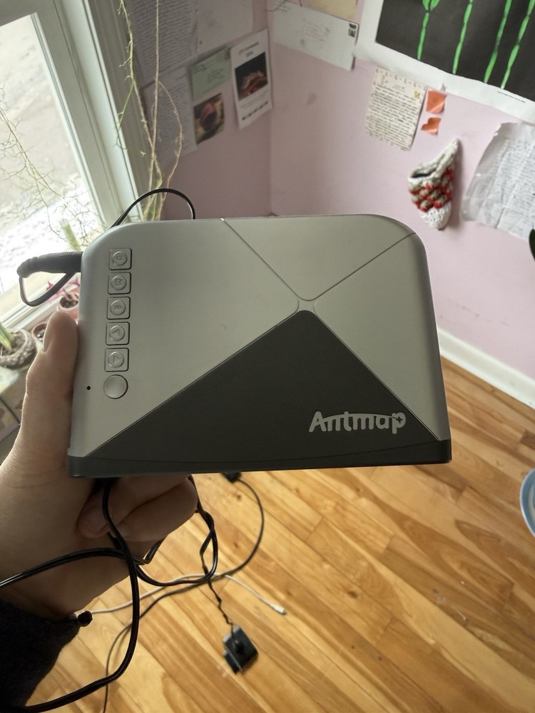 Antmap LED LCD Projector TFT-LCD Display HDMI USB Gray Black