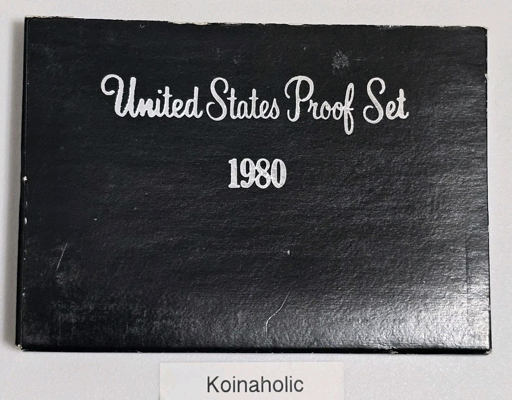 1980 S Proof Set Government Packaging Box Pulled From Storage Ready To Ship 🚢