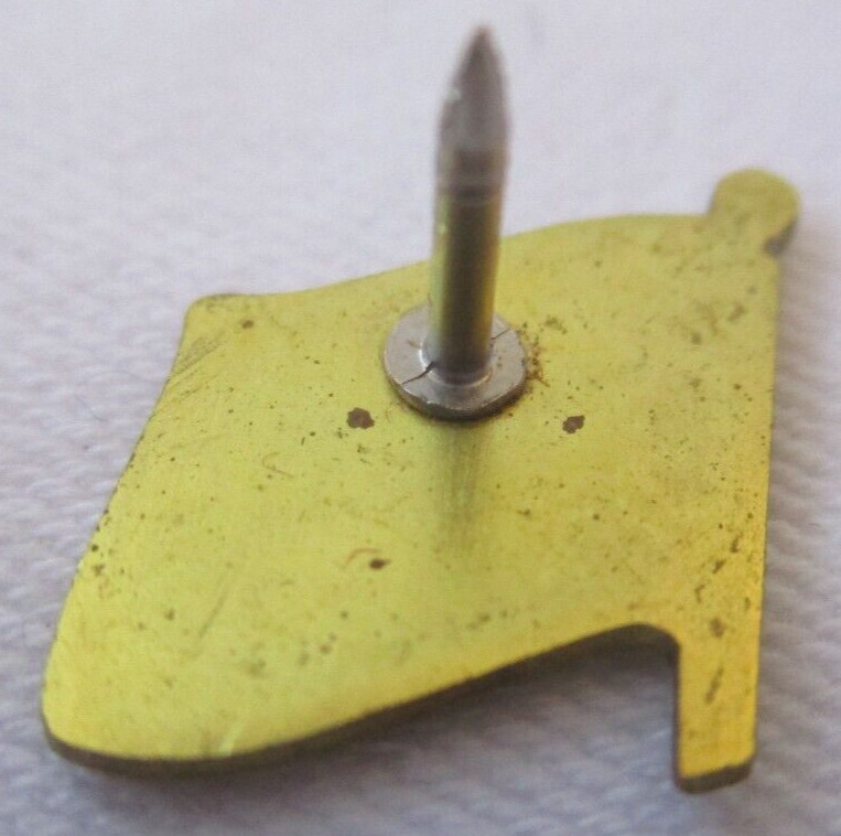 VINTAGE AMERICAN FLAG PUSH BACK COLLAR PIN