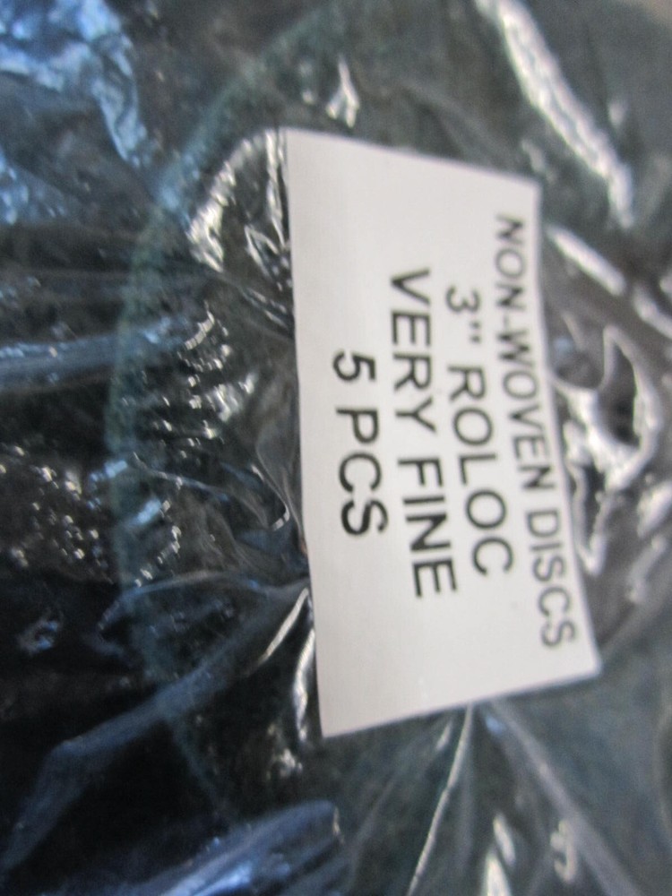 47 CT! H&M 3" Very Fine Scuff Pads, Quick Change Scuff Discs, Roll & Lock Type