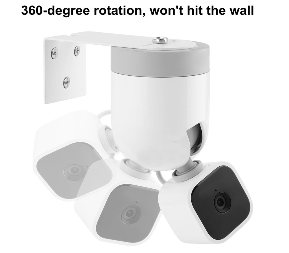Blink Mini Pan-Tilt Rotating Indoor Smart Camera Housing/Mount Bracket-2 PACK