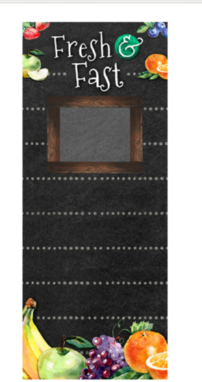 Cambro CSFLEXMERCH Camshelving Flex Station Graphics