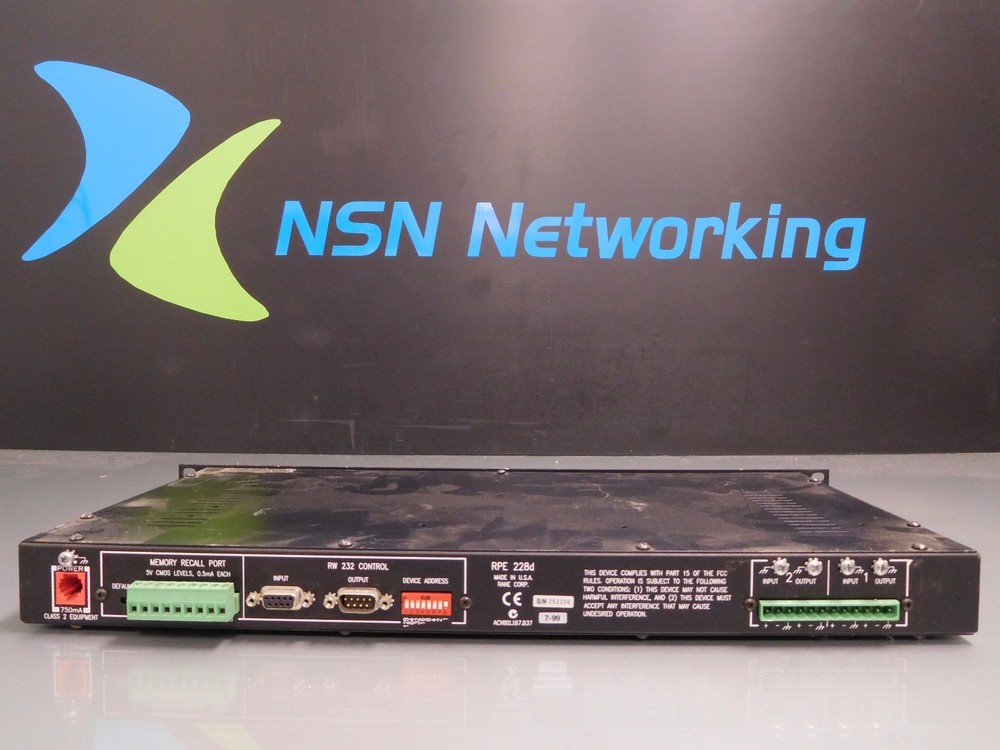 Rane Digital RPE 228d Programmable 2-Channel Equaliazer EQ