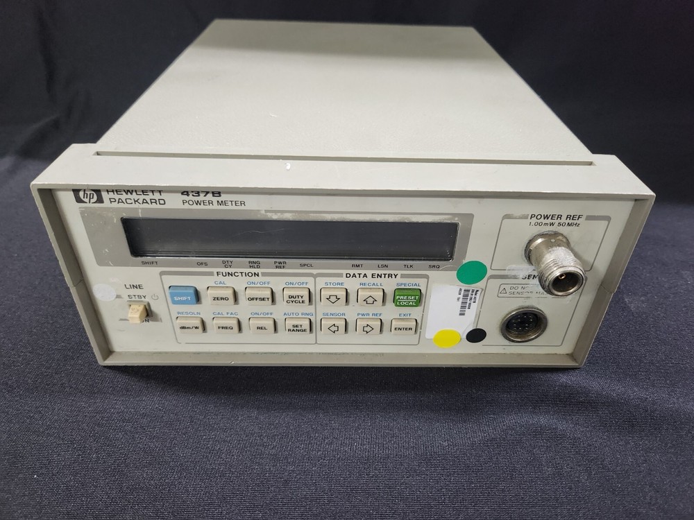 HP 437B: High Performance Single Channel Average Power Meter, AS-IS (6006)