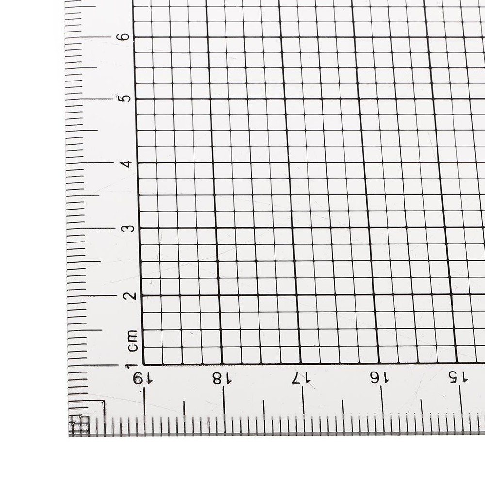 Acrylic Coordinate Ruler Grids Ruler for Hand Drawing Coordinate