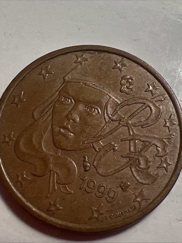 Rare 5 Cent Pre Euro 1999 Coin