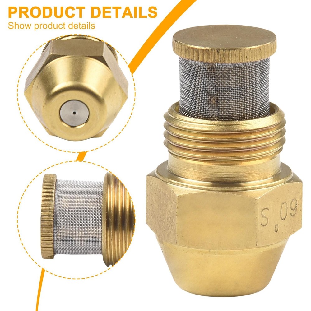 High Efficiency Oil Nozzle for Diesel Burners with 60 Degree Spray Angle