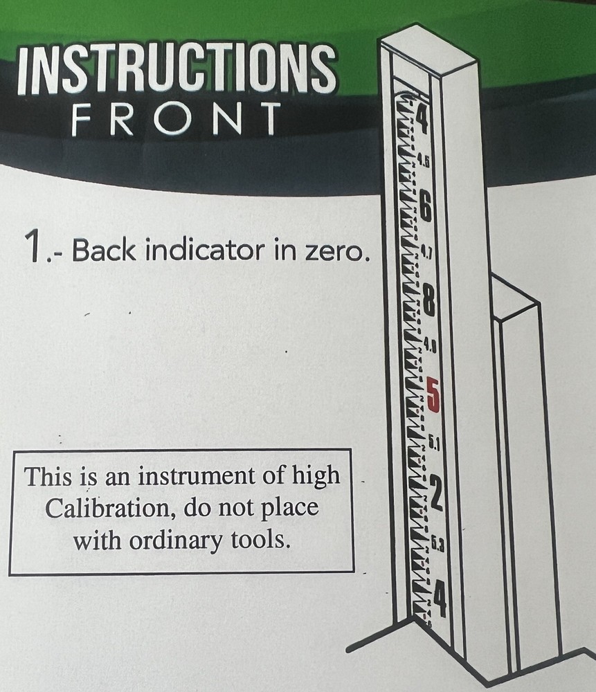 Construction Measuring Rod