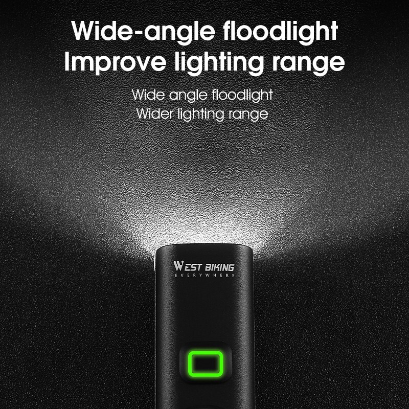 WEST BIKING Bicycle Quick Release Hoisting Headlight 1000LM Bike Front Light