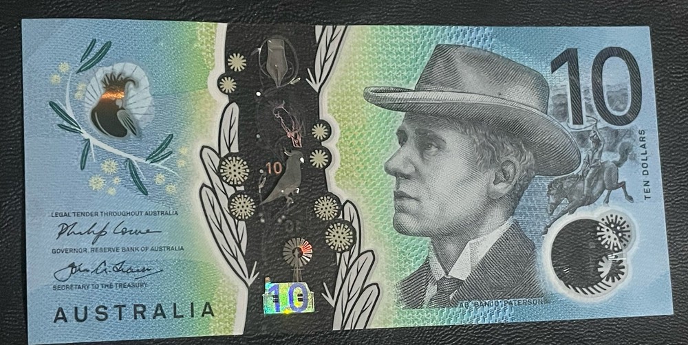 2017 $10 EA17 Last Prefix Ten Dollar Note Australian Polymer Banknote EA 17 Circ