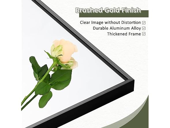 NicBex NicBex Full Length Mirror with Stand, 56 Black (Rectangular) 56"L x 19"W