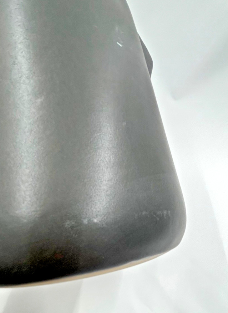 Pier 1 Large Stoneware Pitcher Black Matte Finish