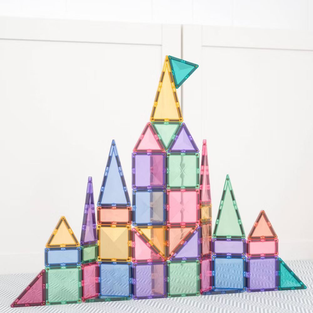 CONNETIX Magnetic Tiles Pastel Classic Pack 56pc