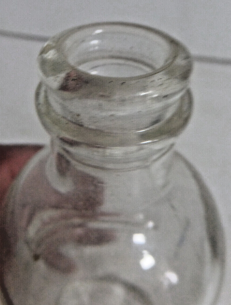 Pyrex embossed bottle antique EMPTY