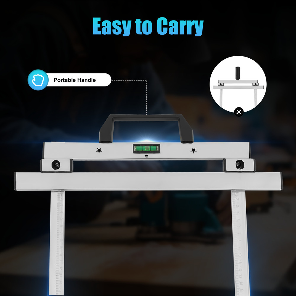 Track Rail Circular Saw Guide Tool Woodworking Edge Positioning Cutting Tool US