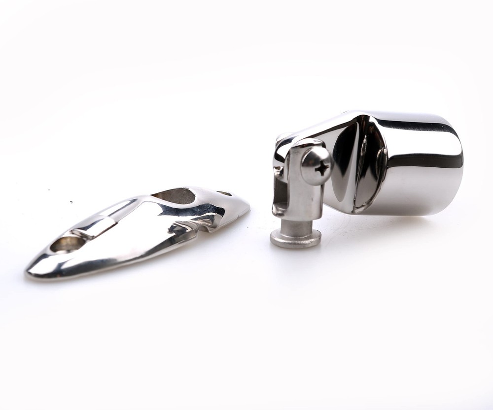 Mxeol Bimini Swivel Mount Quick Release Hinge Stainless average, Silver 2PCS