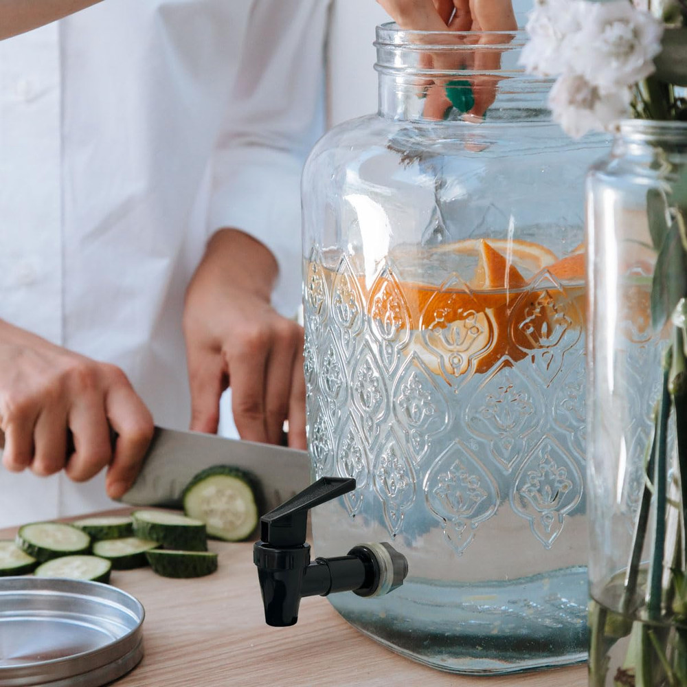 2 Pcs Replacement Cooler Faucet, Reusable Spigot Spout Water Beverage Lever Pour