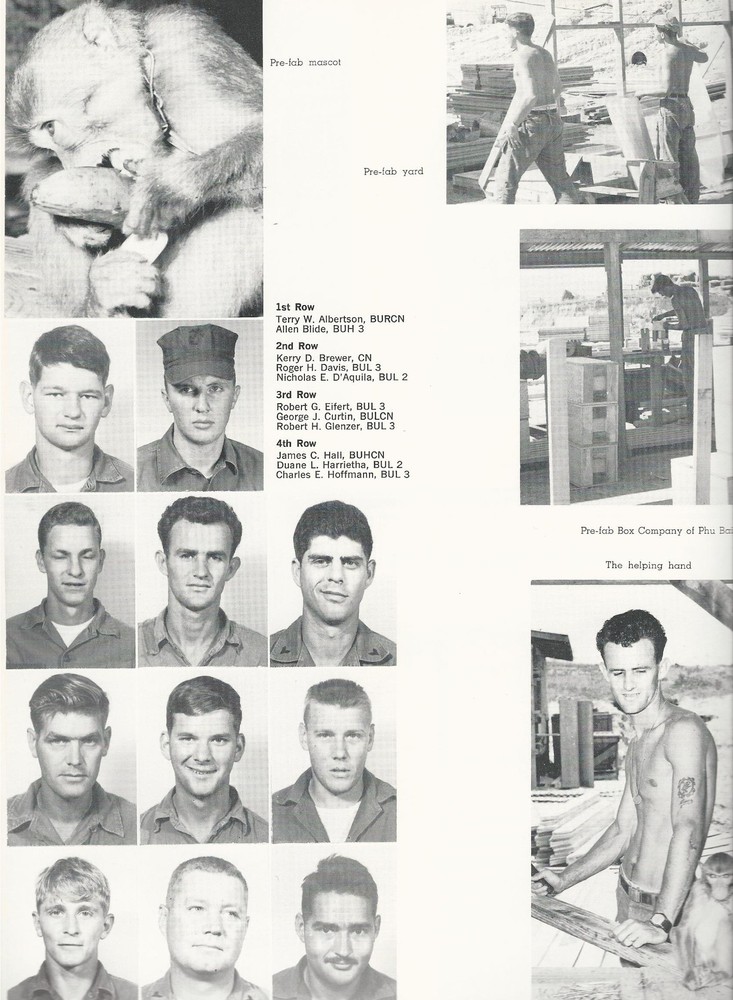 ☆ NAVAL CONSTRUCTION BATTALION SIXTY TWO SEABEES CRUISE BOOK YEAR LOG 1966-67 ☆