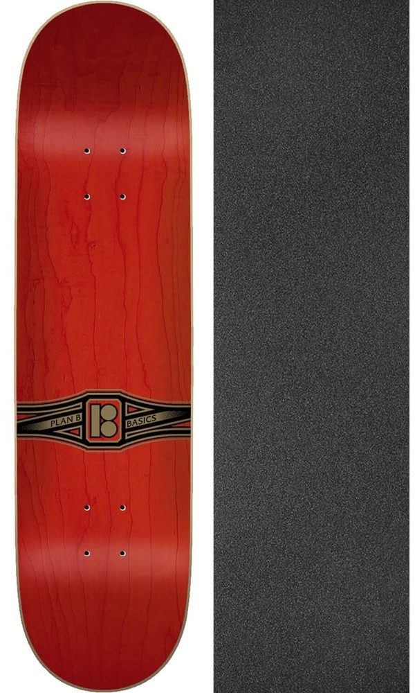 Plan B Skateboards Basics 8.25" Skateboard Deck + griptape