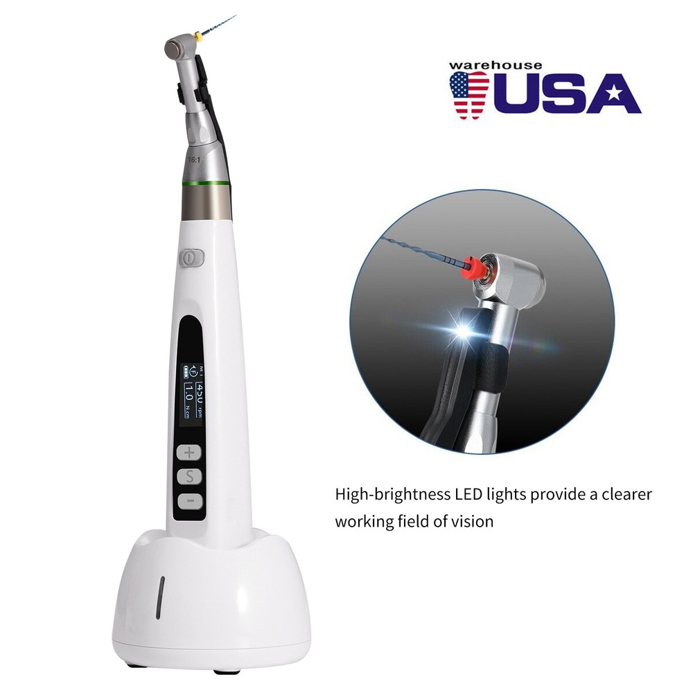 Wireless Endo Motor Handpiece LCD Display Auto Reverse Portable