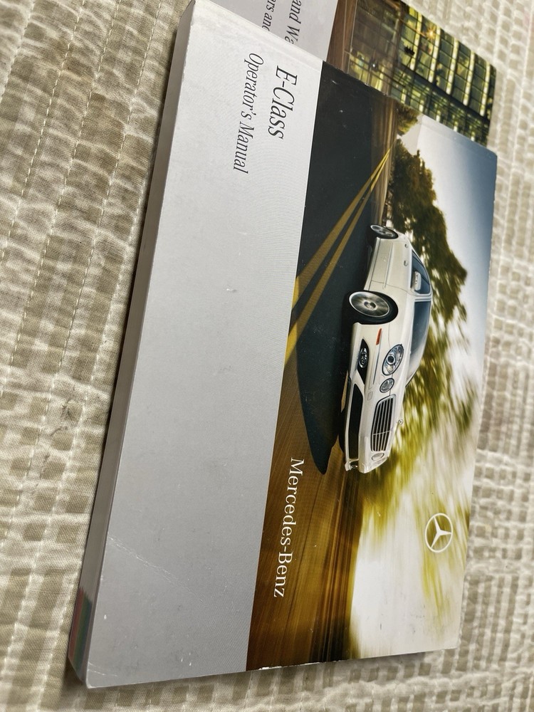 mercedes benze 2009 E Class Owners manual