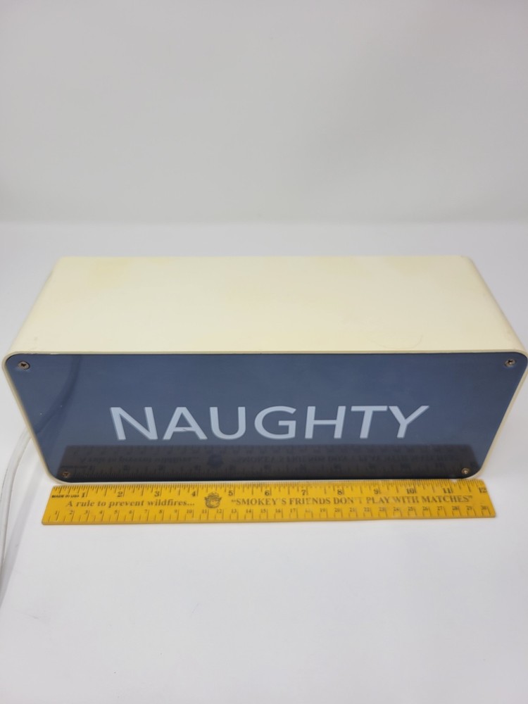 Naughty And Nice Light Box / NIGHT LIGHT Sign