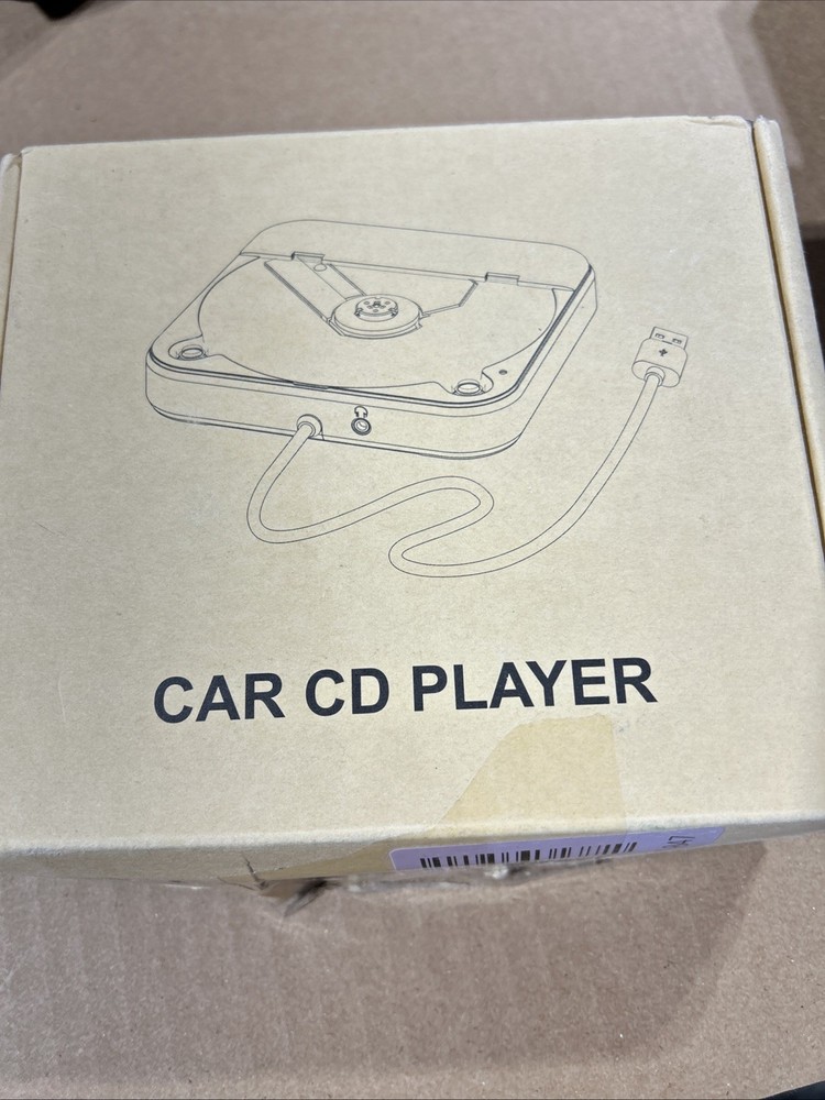 Portable CAR CD Player USB / AUX Connection Universal Compatibility Remote