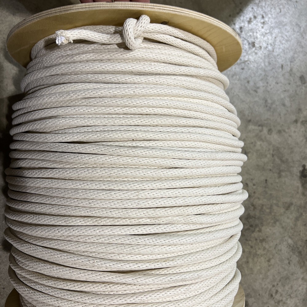 #12 (3/8") Solid Braid Cotton Sash Cord - 1200'