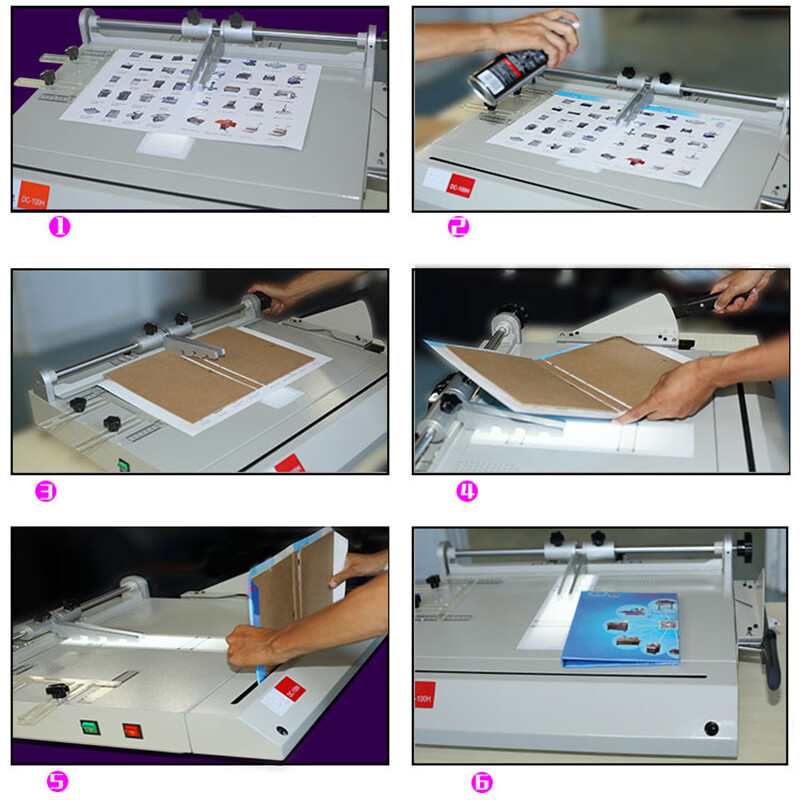 A3 Size Hard Cover Case Maker Desktop Hardback Hardbound Making Machine 110/220V