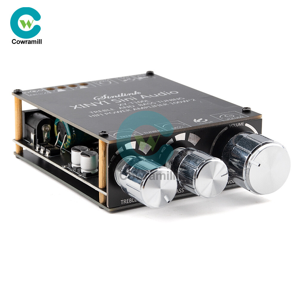 T100L Bluetooth 5.0 Subwoofer Amplifier Board Digital Audio Player MP3 Decoder