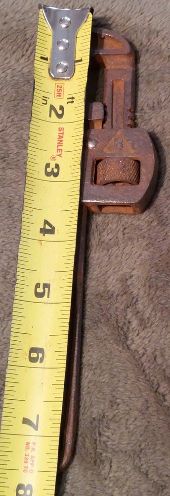 8 " Guaranteed Made In Spain Pipe Wrench.