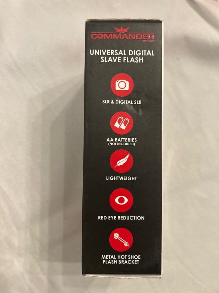 Commander Universal Digital Slave Flash -- Ultra Lightweight Compact Design NEW