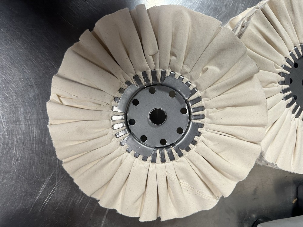 Buffing Wheel 10”x 3" Center Plate x 3/4” Hole