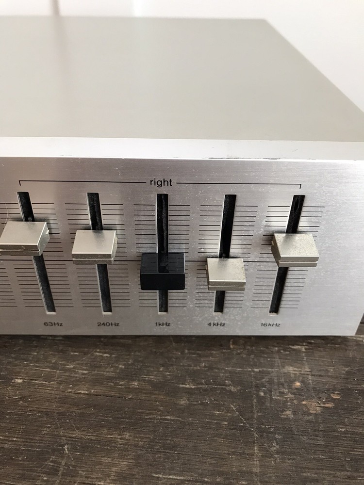Vintage Technics SH-8015 5 Band Graphic EQ/Equalizer Component Made in Japan !!