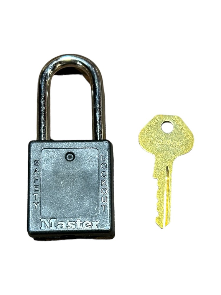MASTER LOCK, Lockout Padlock, Keyed Different, Thermoplastic, Std Body Size