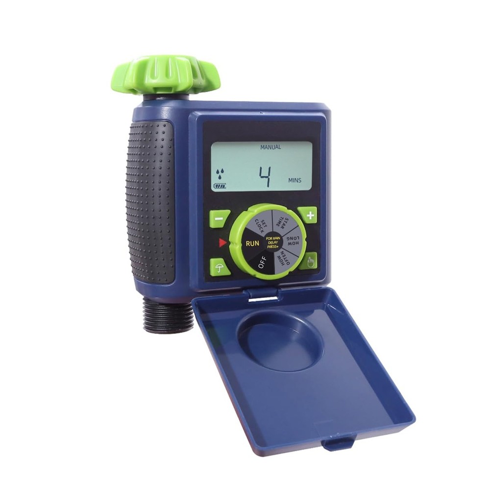 Single Water Timer Garden Irrigation Controller Sprinkler Hose Timer with Big...