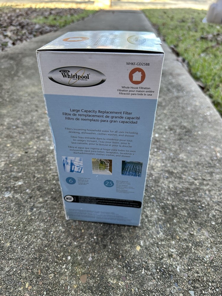 Whirlpool Large Capacity Replacement Filter WHFK-GD25BB